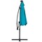 10ft Solar Umbrella with LED Lights 360° Rotation for Outdoor Entertainment